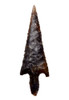 BEST OF THE BEST CAPSIAN AFRICAN NEOLITHIC ELONGATE TONGUE TANG BARBED ARROWHEAD  *CAP301