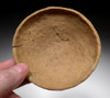 EUROPEAN URNFIELD CERAMIC FOOTED SAUCER DISH FROM THE BRONZE AGE LUSATIAN CULTURE  *URN27