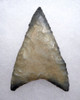FINEST LARGE BROAD HOLLOW BASE DELTA CAPSIAN AFRICAN NEOLITHIC ARROWHEAD  *CAP334