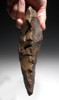 INVESTMENT-CLASS LARGE LANCEOLATE ACHEULEAN HAND AXE MADE BY HOMO ERGASTER  *ACH435