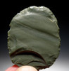 RARE THIN GREEN JASPER DISCOIDAL SCRAPER FROM THE TENERIAN AFRICAN NEOLITHIC PEOPLE OF THE GREEN SAHARA  *CAP262