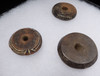 FIVE PRE-COLUMBIAN QUIMBAYA ANCIENT TEXTILE SPINDLE WHORLS FROM SOUTH AMERICA  *PC355
