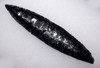 SUPERB PRE-COLUMBIAN AZTEC OBSIDIAN LEAF BLADE DAGGER WITH BIFACIAL FLAKING   *PC379