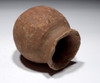 SMALL AFRICAN NEOLITHIC ANCIENT CERAMIC ROUND JAR FROM THE WEST SAHEL  *CAP353