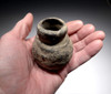 SMALL AFRICAN NEOLITHIC ANCIENT CERAMIC GLOBULAR VESSEL FROM THE WEST SAHEL  *CAP352