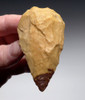 RARE MIDDLE STONE AGE HAND AXE OF RED AND GOLD QUARTZITE FROM LIBYA  *M3601