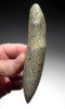 GROOVED NEOLITHIC FERRICRETE STONE ADZE AXE OF THE AFRICAN CAPSIAN CULTURE  *CAP367