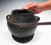 BLACKWARE PRESTIGE CERAMIC HANDLED POT FROM THE LUSATIAN URNFIELD CULTURE  *URN32