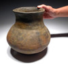 LARGE RARE BRONZE AGE CERAMIC PRIMARY URN FROM THE URNFIELD LUSATIAN CULTURE  *URN49