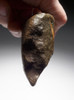 AFRICAN OLDOWAN PEBBLE PROTO AXE WITH POINTED TIP SHOWING EVOLVING TOOL DESIGN  *PB179