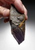 AFRICAN OLDOWAN PEBBLE PROTO AXE WITH POINTED TIP SHOWING EVOLVING TOOL DESIGN  *PB179