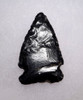 SUPERB PRE-COLUMBIAN AZTEC OBSIDIAN ATLATL SIDE NOTCH BIFACIAL SPEARHEAD  *PC423