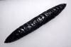 FINEST PRE-COLUMBIAN AZTEC OBSIDIAN SACRIFICIAL LEAF DAGGER BLADE WITH PARALLEL FLAKING   *PC429