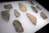 TEN EUROPEAN NEOLITHIC MICHELSBERG CULTURE FLINT FLAKE TOOLS FROM FAMOUS SITE IN THE NETHERLANDS  *N245