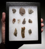 10 PIECE EUROPEAN MESOLITHIC FLAKE AND BLADE TOOLS FROM HUNTER-GATHERERS IN BELGIUM  *N271