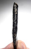 ROBUST TEOTIHUACAN PRE-COLUMBIAN BIFACIAL ATLATL SPEARHEAD IN GREEN OBSIDIAN  *PC473