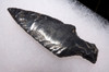 TOP COLLECTOR-GRADE PRE-COLUMBIAN AZTEC OBSIDIAN DELTA TLAHHUITOLLI ARROWHEAD  *PC474