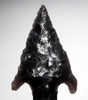 CHOICE AZTEC PRE-COLUMBIAN OBSIDIAN BARBED ATLATL DART PROJECTILE POINT  * PC467