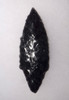 EXQUISITE MASTERPIECE LARGE MAYAN OBSIDIAN ATLATL SPEARHEAD  *PC479