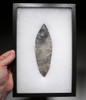 CHOICE PRE-COLUMBIAN MAYAN BIFACIAL FLINT RITUAL KNIFE LEAF BLADE DAGGER FOR SACRIFICE   *PC485