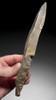 LARGE CHOICE MAYAN PRE-COLUMBIAN CHERT DAGGER STEMMED MACRO BLADE KNIFE  *PC483