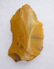 CHOICE BRIGHT YELLOW JASPER NEANDERTHAL MOUSTERIAN CONCAVE AND SIDE SCRAPER FLAKE TOOL FROM FONTMAURE FRANCE  *M483