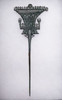 RARE SAKA SCYTHIAN ANCIENT BRONZE IDOL ANTHROPOMORPHIC STICK PIN  *LUR339