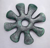 EXTREMELY RARE ANCIENT ROYAL BRONZE FLOWER PETAL RADIAL BLADE MACE HEAD FROM BACTRIA  *LUR348