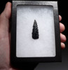 PRE-COLUMBIAN MAYAN OBSIDIAN SERRATED ARROWHEAD FOR WARFARE  *PC506