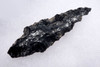 LARGE MAYAN OBSIDIAN SERRATED ARROWHEAD FOR WARFARE  *PC502