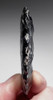 UNBROKEN MAYAN OBSIDIAN FLAKED RING ECCENTRIC PRESTIGE EFFIGY  *PC511