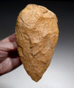 INVESTMENT-CLASS LARGE AMYGDALOID ACHEULEAN HAND AXE MADE BY HOMO ERGASTER OF AFRICA  *ACH462