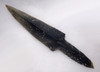 MUSEUM-CLASS LARGEST 12+ INCH MAYAN PRE-COLUMBIAN STONE MACRO BLADE STEMMED DAGGER  *PC521