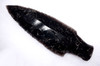 INCREDIBLE MAYAN PRE-COLUMBIAN SERRATED OBSIDIAN BIFACIAL MACRO BLADE DAGGER FOR CEREMONIAL HUMAN SACRIFICE   *PC519