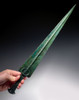 FINEST ANCIENT LURISTAN BRONZE DECORATED PRESTIGE SWORD WITH HANDLE FROM THE NEAR EAST  *LUR363