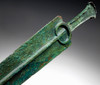 FINEST ANCIENT LURISTAN BRONZE DECORATED PRESTIGE SWORD WITH HANDLE FROM THE NEAR EAST  *LUR363