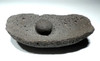 EXTREMELY RARE TENEREAN NEOLITHIC STONE BOWL VESICULAR BASALT GRINDING MILL FROM THE TENERIANS OF THE "GREEN SAHARA" *CAP1342X