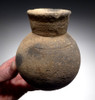 AFRICAN NEOLITHIC ANCIENT GLOBULAR FLARED RIM VESSEL FROM THE WEST SAHEL  *CAP346