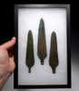 3 ANCIENT LURISTAN CAST DAGGER KNIVES FROM THE NEAR EASTERN BRONZE AGE *LUR109