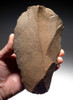LARGE STONE AGE ACHEULEAN SCRAPER BLADE MADE BY HOMO ERGASTER OF LOWER PALEOLITHIC AFRICA  *ACH416
