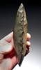 LARGE STUNNING GREEN JASPER NEOLITHIC PRESTIGE BATTLE AXE FROM THE TENERIAN PEOPLE OF THE GREEN SAHARA *CAP388