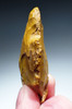 RARE GOLDEN JASPER NEANDERTHAL MOUSTERIAN BIFACE HAND AXE FROM FONTMAURE FRANCE  *M492