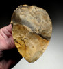 FINEST INVESTMENT GRADE LOWER PALEOLITHIC ACHEULEAN FLINT HAND AXE FROM THE FAMOUS RICKSONS PIT IN ENGLAND  *M494