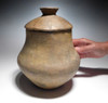 MOST UNIQUE OF THE COLLECTION - BRONZE AGE PRESTIGE CLASS CERAMIC URN WITH LID FROM THE URNFIELD LUSATIAN CULTURE *URN46