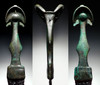 MUSEUM-CLASS IRON AND BRONZE PRESTIGE DAGGER KNIFE FROM A NOBLE OF ANCIENT NEAR EAST LURISTAN  *LUR393
