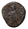 ROMAN BYZANTINE BRONZE FOLLIS ANCIENT COIN OF EMPEROR CONSTANTINE X WITH EMPRESS WIFE  *AC125