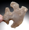 LARGE MAYAN PRE-COLUMBIAN FLAKED TRANSLUCENT ECCENTRIC FLYING BIRD EFFIGY  *PC449