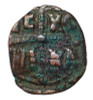 ROMAN BYZANTINE ANONYMOUS BRONZE FOLLIS ANCIENT COIN OF CHRIST WITH CROSS AND JESUS CHRIST KING OF KINGS INSCRIPTION  *AC119