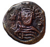 RAINBOW PATINA ROMAN BYZANTINE BRONZE FOLLIS ANCIENT COIN OF EMPERIOR PHOCAS PIONEER OF THE BEARD   *AC121