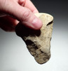 RARE EUROPEAN OLDOWAN POINTED PEBBLE AXE SHOWING EVOLVING HUMAN TOOL DESIGN *PB200